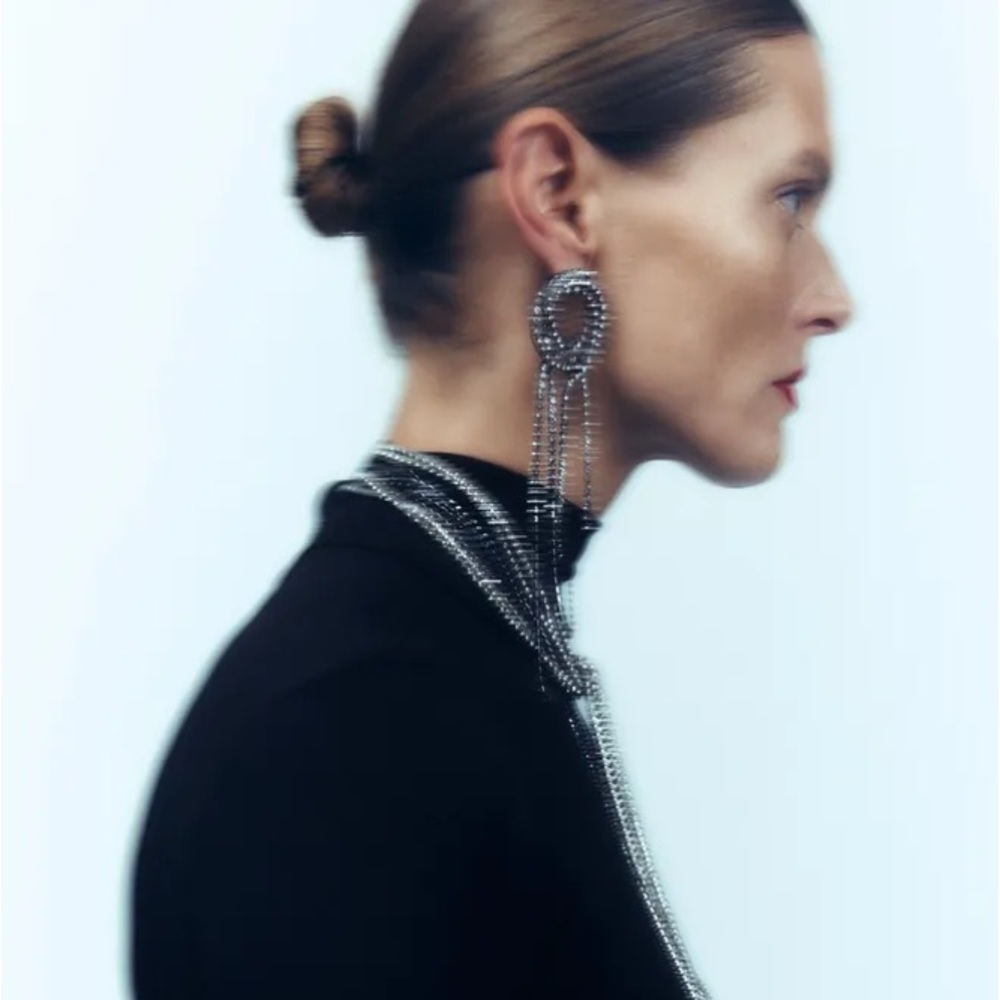NWT Zara Jewel Strand Earrings